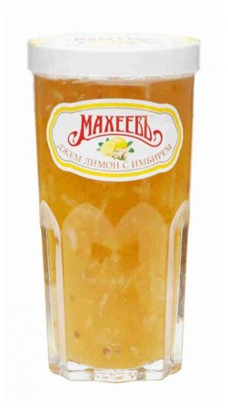 Джем Махеевъ 400г лимон-имбирь стакан