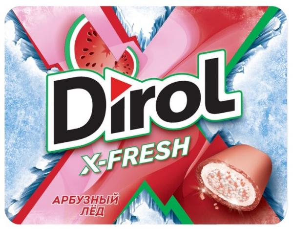 Жевательная резинка Dirol X-Fresh 16г арбузный лёд
