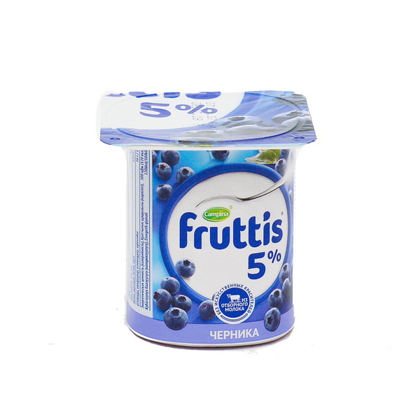 Йогурт Fruttis 5% 115г с черникой