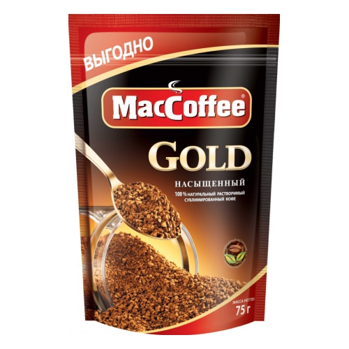 Кофе MacCoffee Gold 75г м/у