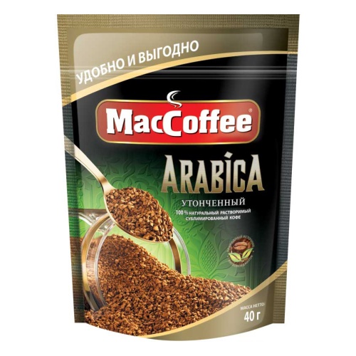 Кофе MacCoffee Арабика 40 г сублимир.м/у