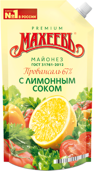 Майонез Mахеев Провансаль с лимонным соком 380г