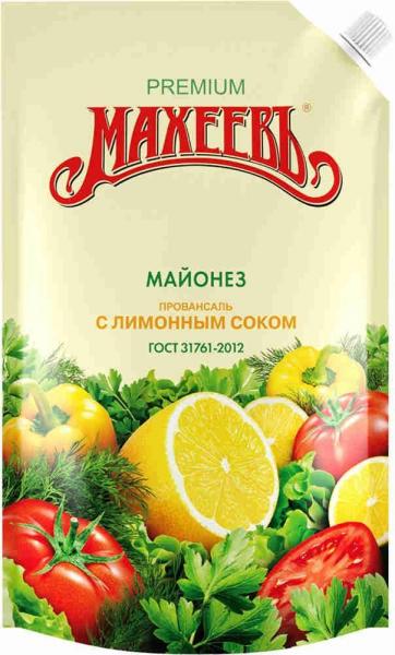 Майонез Mахеев Провансаль с лимонным соком 770г