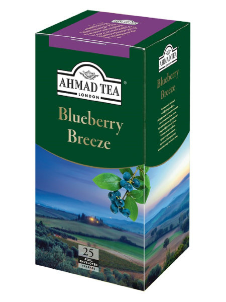 Чай Ahmad Tea  25*1,8г Зеленый с голубикой