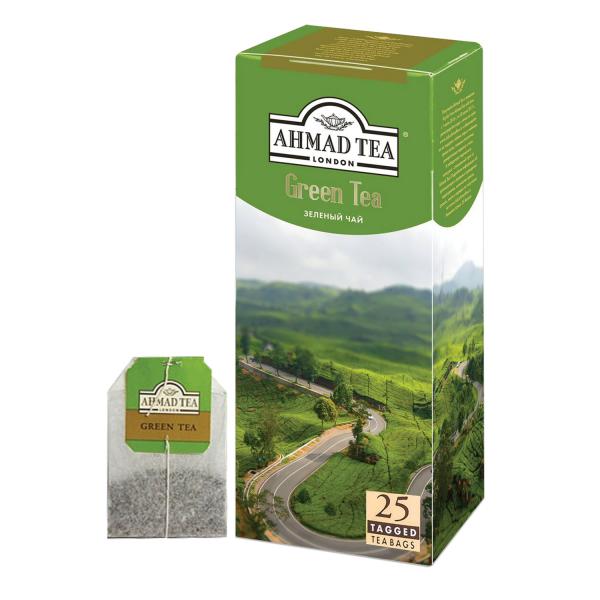 Чай Ahmad Tea Зеленый с жасмином 25*2г