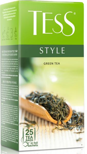 Чай TESS 25*1,8г Style зеленый
