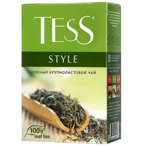 Чай TESS Style 100г зеленый крупнолистовой
