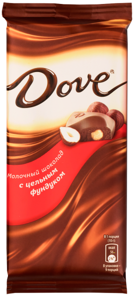 Шоколад DOVE  Фундук 90 г