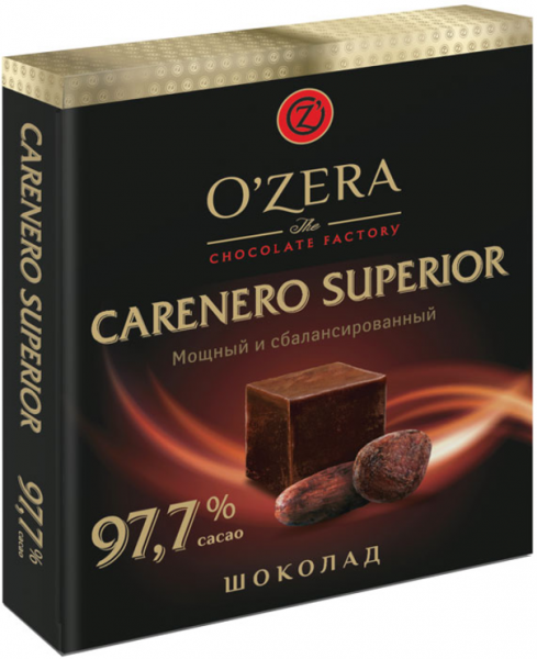 Шоколад O'Zera Carenero Superior 97.7% 90г