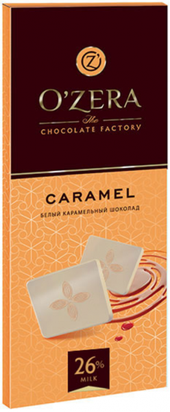 Шоколад O'Zera белый Caramel 90г