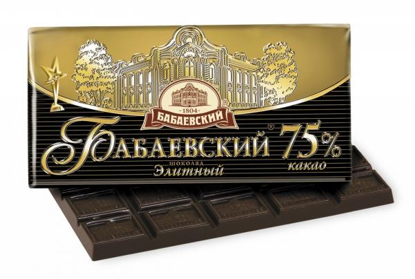 Шоколад Бабаевский 90г Элитный 75% какао