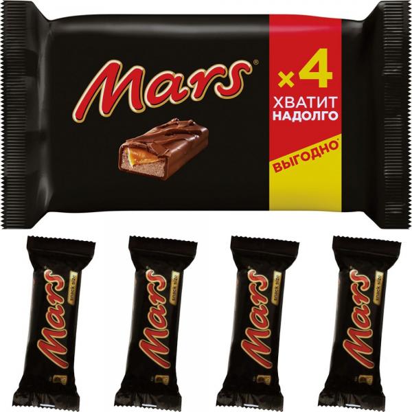 Шоколадный батончик Mars 4*40,5г